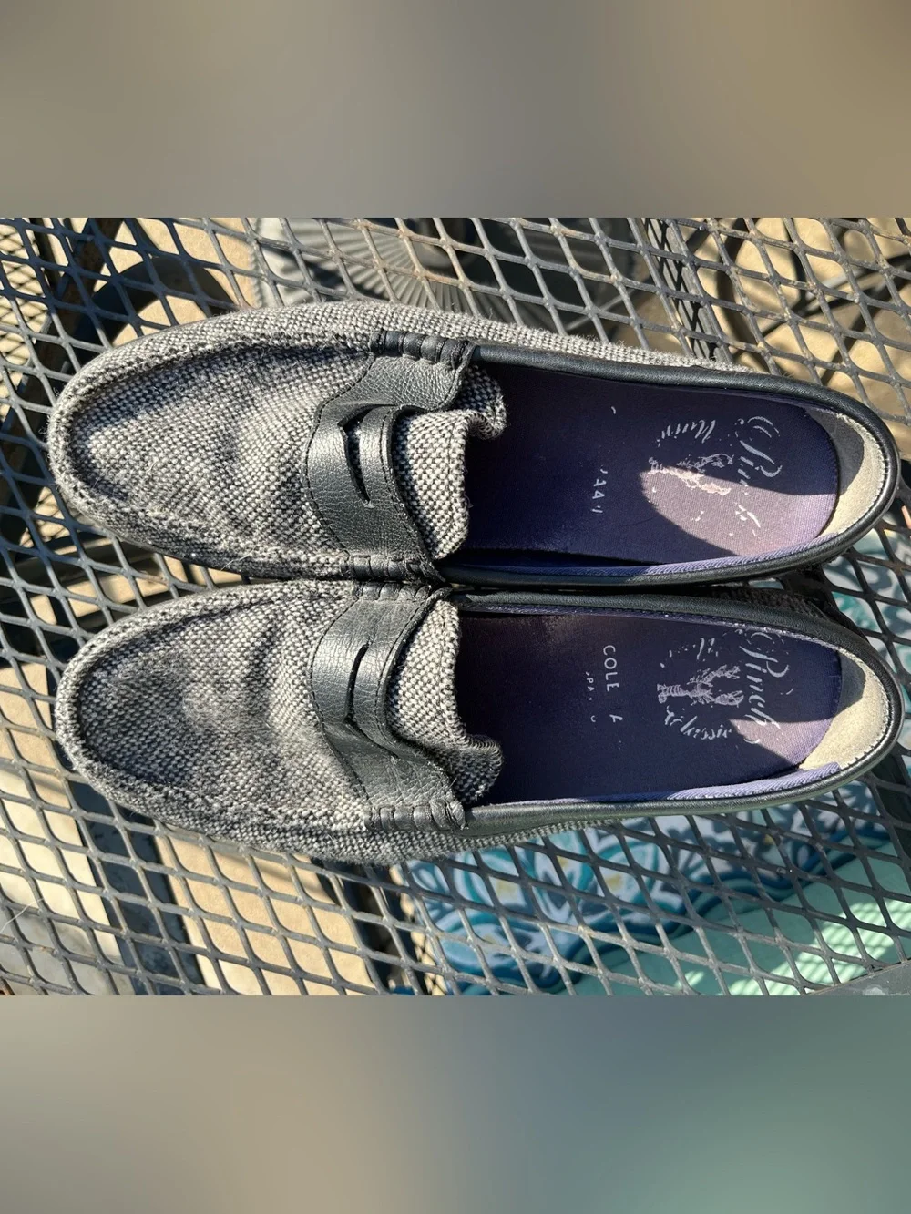 Cole Haan Canvas/Leather Loafers